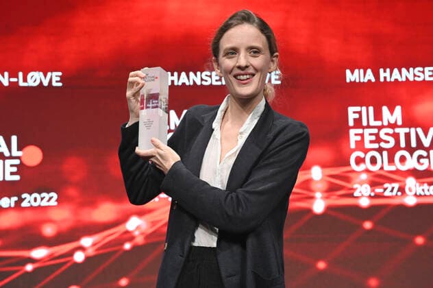 Mia Hansen Löve at the Film Festival Cologne Awards ceremony at the 32 Film Festival Cologne 2022 at E Werk Cologne, 27 10 2022. Foto:xC.xAdolphxx xFuturexImage