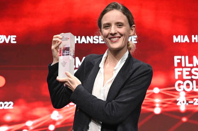 Mia Hansen Löve at the Film Festival Cologne Awards ceremony at the 32 Film Festival Cologne 2022 at E Werk Cologne, 27 10 2022. Foto:xC.xAdolphxx xFuturexImage