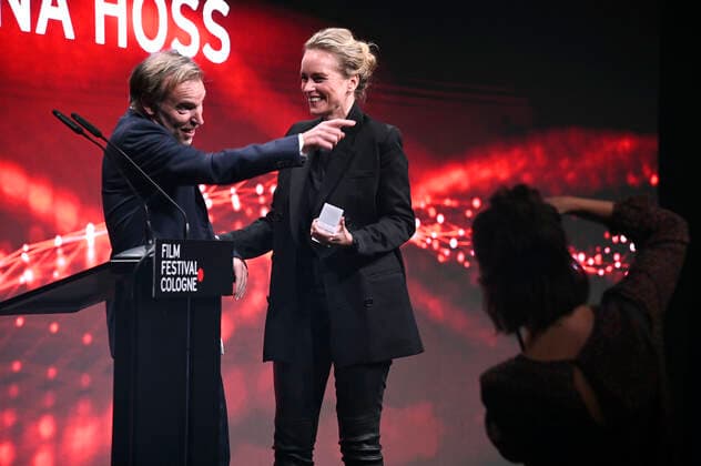 Mans Marlind and Nina Hoss at the Film Festival Cologne Awards at the 32 Film Festival Cologne 2022 at E Werk Cologne, 27 10 2022. Foto:xC.xAdolphxx xFuturexImage