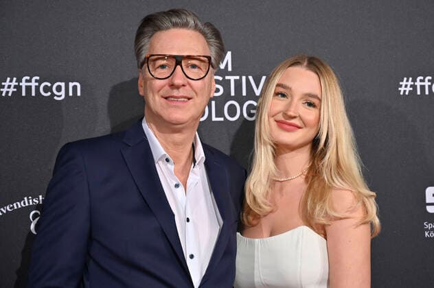 Martin Armknecht with daughter Stella Armknecht at the Film Festival Cologne Awards at the 32 Film Festival Cologne 2022 at E Werk Cologne, 27 10 2022. Foto:xD.xAnoraganingrumx xFuturexImage