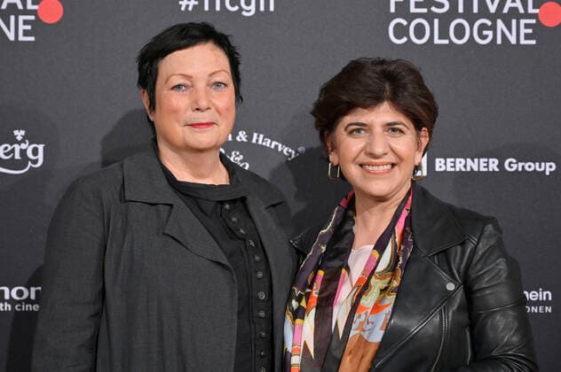 Martina Richter and Berivan Aymaz at the Film Festival Cologne Awards ceremony at the 32 Film Festival Cologne 2022 at E Werk Cologne, 27 10 2022. Foto:xD.xAnoraganingrumx xFuturexImage