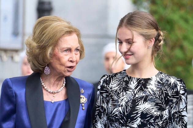 28-10-2022 Campoamor Queen Sofia and Princess Leonor attend the 2022 Princess of Asturias award ceremony at the Campoamor theatre in Oviedo. No Spain Â  Copyright: xPPEx