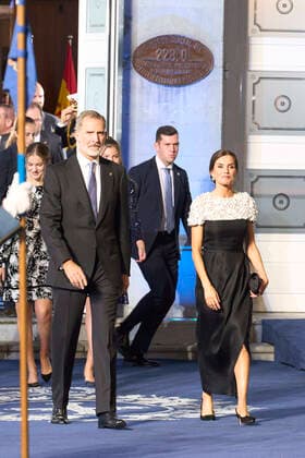 28-10-2022 Campoamor King Felipe and Queen Letizia attend the 2022 Princess of Asturias award ceremony at the Campoamor theatre in Oviedo. No Spain Â  Copyright: xPPEx