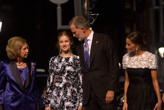Spanish Royal family in Princess Awards in Oviedo Royal Spanish family arrives in Campoamor Theatre for the ceremony of Princes awards 2022. Gijon Asturias Spain Copyright: MercedesxMenendez