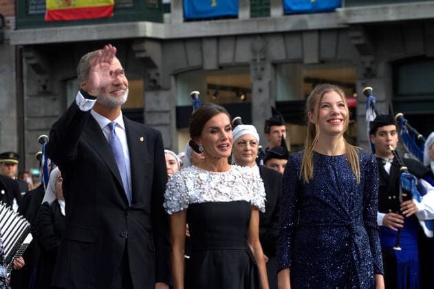 Spanish Royal family in Princess Awards in Oviedo Royal Spanish family arrives in Campoamor Theatre for the ceremony of Princes awards 2022. Gijon Asturias Spain Copyright: MercedesxMenendez
