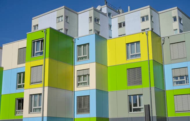 Studentenwohnheim, Mollwitzstraße, Charlottenburg, Berlin, Deutschland *** Student Residence, Mollwitzstraße, Charlottenburg, Berlin, Germany