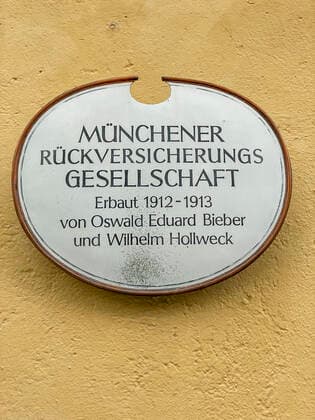 Munich Re historischer Sitz der Münchener Rückversicherung Munich Re in München historic headquarter of Munich Re in Munich, 23.10.2022 *** Munich Re historic headquarters of Munich Re in Munich historic headquarters of Munich Re in Munich, 23 10 2022