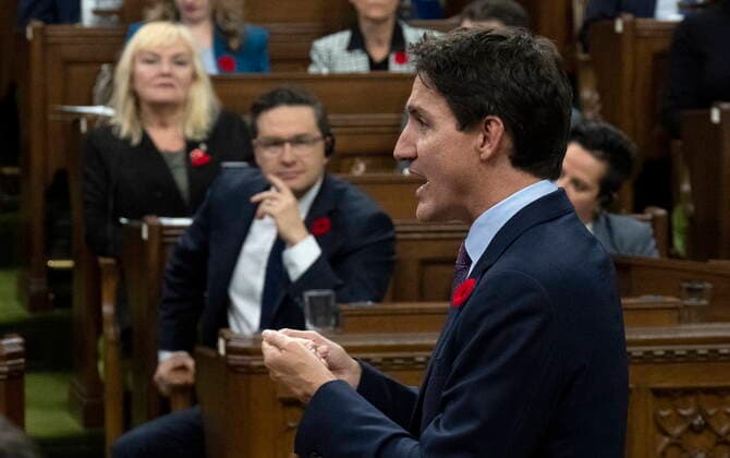 November 2, 2022, Ottawa, ON, Canada: Prime Minister Justin Trudeau responds to questions during Question Period, Wednesday, November 2, 2022 in Ottawa. Ottawa Canada  - ZUMAc35_ 20221102_zaf_c35_066 Copyright: xAdrianxWyldx