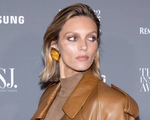 Anja Rubik arrives on the red carpet for the WSJ. Magazine Innovator Awards at the Museum of Modern Art in New York City on Wednesday, November 2, 2022. 1 NYP20221102539 GabrielexHoltermann