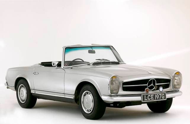 RECORD DATE NOT STATED 1969 Mercedes Benz 280SL in studio. 1969 Mercedes Benz 280SL. Artist: Unknown. 