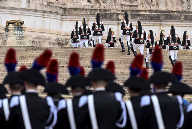 News Themen der Woche KW44 News Bilder des Tages November 4, 2022, Roma: Military departments of the various Armed Forces deployed during the Army celebration in Rome, Italy, 04 November 2022. ANSA RICCARDO ANTIMIANI Roma - ZUMAa110 20221104_zaf_a110_028 Copyright: xRiccardoxAntimianix