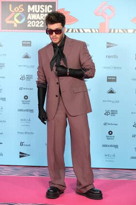 November 4, 2022, Madrid, Spain: Blas Canto attends the red carpet for the LOS40 Music Awards 2022 at the WiZink Center in Madrid. Madrid Spain - ZUMAs197 20221104_zaa_s197_128 Copyright: xAtilanoxGarciax