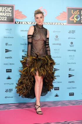 November 4, 2022, Madrid, Spain: Samantha Gilbert attends the red carpet for the LOS40 Music Awards 2022 at the WiZink Center in Madrid. Madrid Spain - ZUMAs197 20221104_zaa_s197_129 Copyright: xAtilanoxGarciax