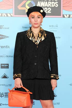 November 4, 2022, Madrid, Spain: Dora Postigo attends the red carpet for the LOS40 Music Awards 2022 at the WiZink Center in Madrid. Madrid Spain - ZUMAs197 20221104_zaa_s197_130 Copyright: xAtilanoxGarciax