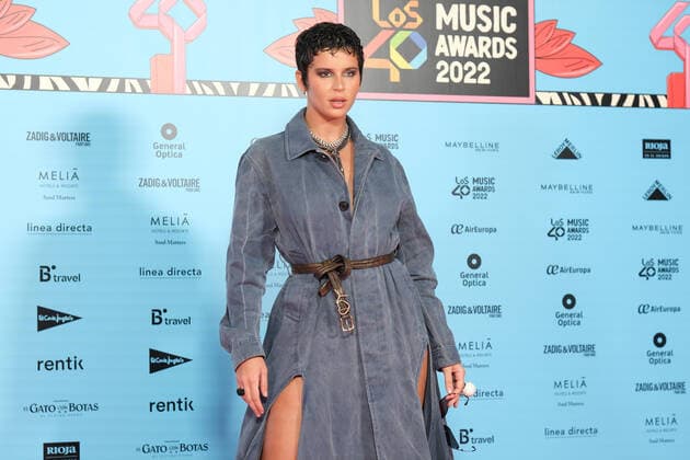 November 4, 2022, Madrid, Spain: Natalia Peluso? attends the red carpet for the LOS40 Music Awards 2022 at the WiZink Center in Madrid. Madrid Spain - ZUMAs197 20221104_zaa_s197_170 Copyright: xAtilanoxGarciax