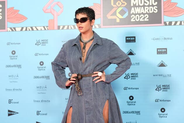November 4, 2022, Madrid, Spain: Natalia Peluso? attends the red carpet for the LOS40 Music Awards 2022 at the WiZink Center in Madrid. Madrid Spain - ZUMAs197 20221104_zaa_s197_174 Copyright: xAtilanoxGarciax