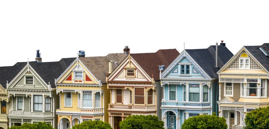 RECORD DATE NOT STATED Beautiful Victorian Terrace Houses Isolated On A White Background , 35415840.jpg, architecture, california, city, cloudy, colorful, community, edwardian, estate, expensive, facade, faded, hill, historic, home, homes, house, houses, housing, isolated, luxury, multicolored, old, painted, painted ladies, property, real estate, residential, retro, romantic, roof, rooftops, row, san francisco, sloping, street, suburban, terrace, terraced, town, townhouse, traditional, typical, typically, urban, usa, victorian, vintage, wooden