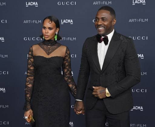 Sabrina Dhowre Elba and Idris Elba attend the LACMA Art+Film gala at the Los Angeles County Museum of Art in Los Angeles on Saturday, November 5, 2022. 1 LAP2022110543 JIMxRUYMEN