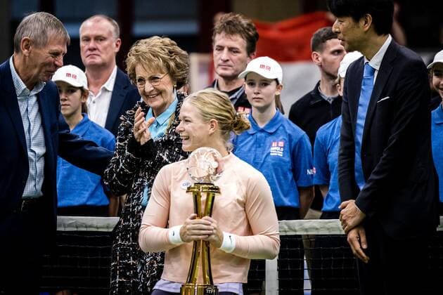 2022 11 06 14 26 31 OSS Princess Margriet during the final day of the 2022 ITF Wheelchair Tennis Masters, the wheelchair tennis world championship in sports center De Rusheuvel ANP ROYAL IMAGES ROB ENGELAAR netherlands out belgium out  Copyright: xx x457329299x originalFilename: 457329299.jpg
