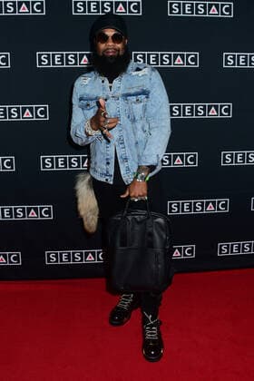 06 November 2022 - Nashville, Tennessee - Blanco Brown. 2022 SESAC Nashville Music Awards at Country Music Hall of Fame and Museum. Photo Credit: Dara-Michelle Farr AdMedia 285765 2022-11-06 TN Nashville  Copyright: xAdMediax STAR_285765_010