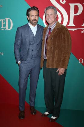 Bilder des Jahres 2022, Entertainment 11 November Entertainment Themen der Woche KW45 Entertainment Bilder des Tages NEW YORK, NY - NOVEMBER 07: Ryan Reynolds and Will Ferrell at the Apple Original Film s Spirited NY Premiere at Alice Tully Hall, Lincoln Center on November 07, 2022 in New York City. Copyright: xRWx
