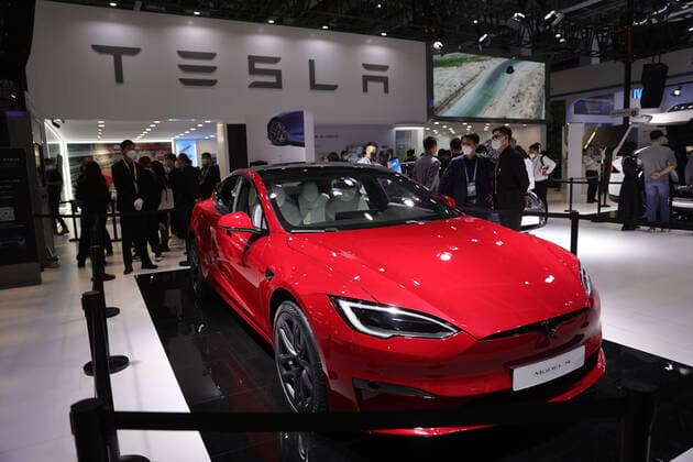 RECORD DATE NOT STATED New Tesla models not only include S3XY all models but also carry the latest AI technology. Among them, Model S Plaid and Model X Plaid make their debut at the 2022 China International Import Expo(CIIE), Shanghai, China, 7 November, 2022 the 2022 CIIE: Tesla S3XY all models make their debut 