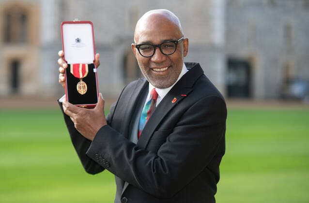 . 08 11 2022. Windsor, United Kingdom. Sir TrevorÊPhillips with his knighthood after at an Investiture at Windsor Castle, United Kingdom.  xi-Imagesx xPoolx IIM-23912-0040