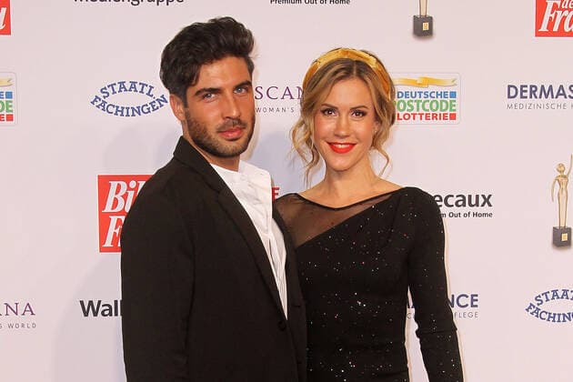 Wolke Hegenbarth and Oliver Vaid at the award ceremony Goldene Bild der Frau on 9 11 2022 in Hamburg Goldene Bild der Frau award ceremony 2022 in Hamburg