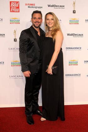 Marc Barthel and Anna Hofbauer at the award ceremony Goldene Bild der Frau on 9 11 2022 in Hamburg Goldene Bild der Frau award ceremony 2022 in Hamburg
