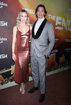 Bilder des Jahres 2022, Entertainment 11 November Entertainment Themen der Woche KW45 Entertainment Bilder des Tages NEW YORK, NY- NOVEMBER 9: Chaske Spencer, Emily Blunt at the Prime Video premiere of The English at the Metrograph in New York City on November 09, 2022. Copyright: xRWx