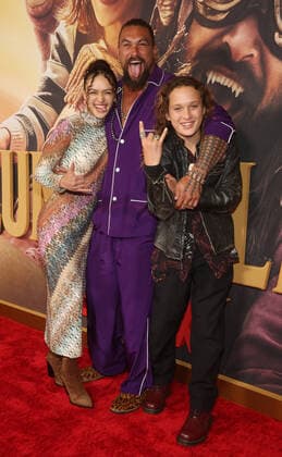 Bilder des Jahres 2022, Entertainment 11 November Entertainment Themen der Woche KW45 Entertainment Bilder des Tages LOS ANGELES, CA - NOVEMBER 9: Lola Iolani Momoa, Jason Momoa and Nakoa-Wolf Manakauapo Namakaeha Momoa at the LA premiere of Netflix s Slumberland at the AMC Century City in Los Angeles, California on November 9, 2022. Copyright: xFayexSadoux