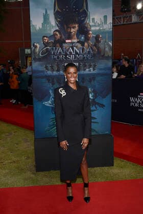 Black Panther: Wakanda Forever Fan Event November 9, 2022, Satelite City, Mexico: Actress Letitia Wright attends red carpet of the Black Panther: Wakanda Forever Fan Event at Plaza Satelite. on November 9, 2022 in Satelite City, Mexico. (Photo by Carlos Tischler Eyepix Group) Copyright: xCarlosxTischler EyepixxGroupx CT_09112022_80630