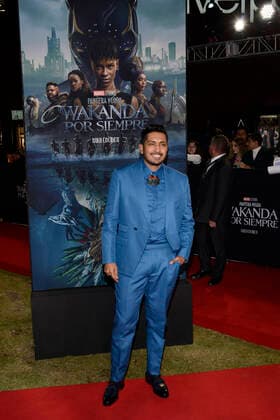 Black Panther: Wakanda Forever Fan Event November 9, 2022, Satelite City, Mexico: Actor Tenoch Huerta attends red carpet of the Black Panther: Wakanda Forever Fan Event at Plaza Satelite. on November 9, 2022 in Satelite City, Mexico. (Photo by Carlos Tischler Eyepix Group) Copyright: xCarlosxTischler EyepixxGroupx CT_09112022_80640