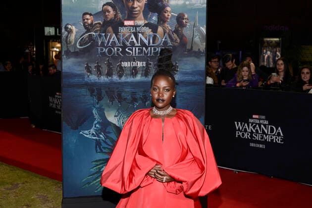 Black Panther: Wakanda Forever Fan Event November 9, 2022, Satelite City, Mexico: Actress Lupita Nyong o attends red carpet of the Black Panther: Wakanda Forever Fan Event at Plaza Satelite. on November 9, 2022 in Satelite City, Mexico. (Photo by Carlos Tischler Eyepix Group) Copyright: xCarlosxTischler EyepixxGroupx CT_09112022_80659