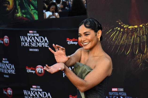 Black Panther: Wakanda Forever Fan Event November 9, 2022, Satelite City, Mexico: Actress Mabel Cadena attends red carpet of the Black Panther: Wakanda Forever Fan Event at Plaza Satelite. on November 9, 2022 in Satelite City, Mexico. (Photo by Carlos Tischler Eyepix Group) Copyright: xCarlosxTischler EyepixxGroupx CT_09112022_80689