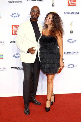 Yared Dibaba with wife Fernanda de Sousa Dibaba at the 15 award ceremony of the Golden Woman 2022 at the Stage Theater Neue Flora Hamburg, 09 11 2022 Foto:xgbrcix xFuturexImage