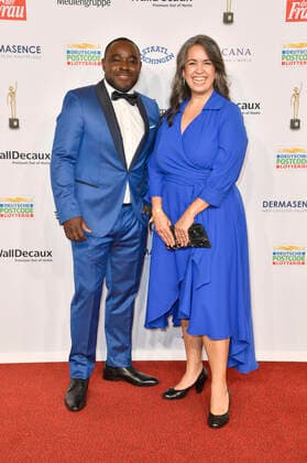 Nelson Müller and Günes Seyfarth at the 15 award ceremony of the Golden Image of Woman 2022 at the Stage Theater Neue Flora Hamburg, 09 11 2022 Foto:xN.xKubelkax xFuturexImage