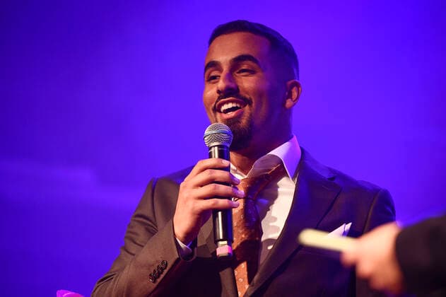 STOCKHOLM 20221110 Hani Bilal receives the award Arets young role model during the awarding of the Anders Carlberg memorial prize 2022 at Fryshuset in Stockholm Stockholm Sweden x12130x,  Copyright: xTimxAro TTx ANDERS CARLBERGS MINNESPRIS 2022