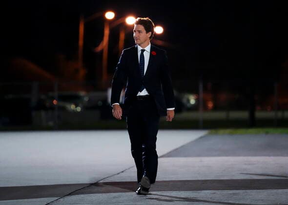 November 10, 2022, Ottawa, ON, CAN: Prime Minister Justin Trudeau departs Ottawa, on Thursday, Nov. 10, 2022. Ottawa CAN  - ZUMAc35_ 20221110_zaf_c35_047 Copyright: xSeanxKilpatrickx