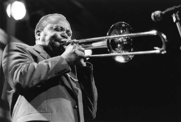 RECORD DATE NOT STATED J.J.Johnson, North Sea Jazz Festival, The Hague, Netherlands, 1993. Creator: Brian Foskett. Copyright:xNationalxJazzxArchive HeritagexImagesx IMAGO ,2751519 ! ACHTUNG: AUFNAHMEDATUM GESCHÄTZT!  Copyright:NationalxJazzxArchive HeritagexImagesx IMAGO