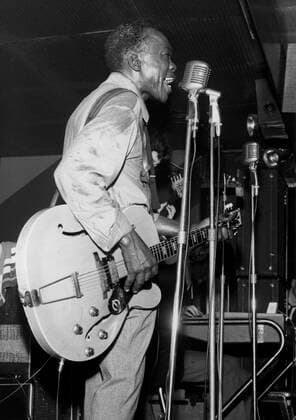 RECORD DATE NOT STATED John Lee Hooker, The Flamingo Club, Soho, London, 1961. Creator: Brian Foskett. Copyright:xNationalxJazzxArchive HeritagexImagesx IMAGO ,2770291 ! ACHTUNG: AUFNAHMEDATUM GESCHÄTZT!  Copyright:NationalxJazzxArchive HeritagexImagesx IMAGO