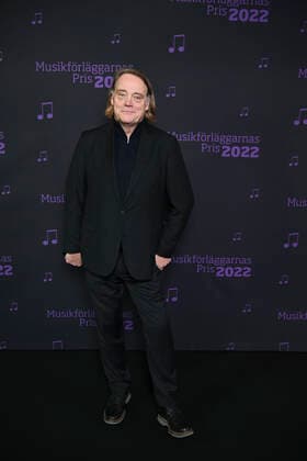 STOCKHOLM 20221111 Lars Nylin on the red carpet before the award ceremony and gala of the Music Publishers Prize at the Grand Hotel in Stockholm Stockholm Sweden x10040x,  Copyright: xAndersxWiklund TTx MUSIKFÖRLÄGGARNAS PRIS 2022