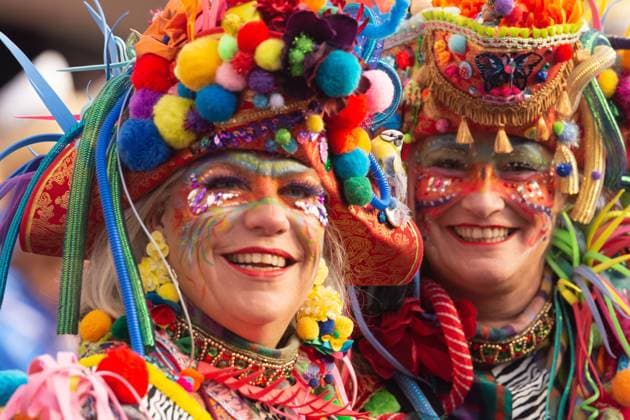 News Bilder des Tages Carnival Opening In Düsseldorf Carnival revellers are seen during the session opening of carnival in Duesseldor on Nov 11, 2022 Düsseldorf Germany  Copyright: xYingxTangx originalFilename: tang-notitle221111_npIK9.jpg