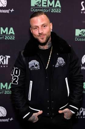 Rapper Kontra K Maximilian Diehn at the Best German Act Award at the Nachtresidenz during the MTV Europe Music Awards 2022 Dusseldorf, 11 11 2022 NRW Germany Copyright: xChristophxHardtx