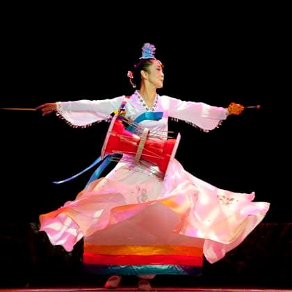 RECORD DATE NOT STATED CHENGDU - SEP 28: Korean ethnic dance in the 6th Sichuan minority nationality culture festival at JINJIANG theater.Sep 28,2010 in Chengdu, China. , 3735571.jpg, Korean, dance, music, woman, girl, lady, female, grace, elegant, fashion, person, fitness, folk, actor, actress, act, vitality, excited, hot, emotion, fervor, passion, passionate, ardor, jolly, active, intense, art, entertainment, glamor, perform, pretty, beauty, stylish, theater, vogue, young, pose, minority, ethnic, tribal, chinese, custom, traditional, retro, sexy, costume, dress, attire, finery,