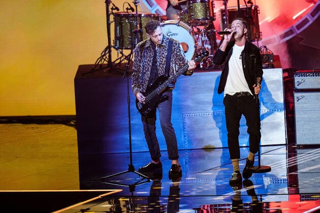 MTV Europe Music Awards 2022 - Show - PSD Bank Dome. Featuring: ONEREPUBLIC Where: Dusseldorf, Germany, Germany When: 13 Nov 2022 Credit: FlashPic DDP INSTARimages.com Cover Images **USA Rights Only** Copyright: xx 52179242 EDITORIAL USE ONLY. NOT FOR USE BY NEWSPAPERS BASED IN THE UK.