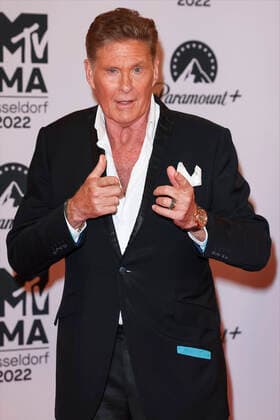 Bilder des Jahres 2022, Entertainment 11 November Entertainment Themen der Woche KW46 Entertainment Bilder des Tages November 14, 2022, Venice, Italy: David Hasselhoff attends the 2022 MTV EMAs, Europe Music Awards, at PSD Bank Dome in Dusseldorf, Germany, on 13 November 2022. Photo: Venice Italy - ZUMAm179 20221114_zep_m179_012 Copyright: xAlecxMichaelx