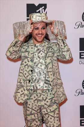 Entertainment Themen der Woche KW46 Entertainment Bilder des Tages November 14, 2022, Venice, Italy: Riccardo Simonetti attends the 2022 MTV EMAs, Europe Music Awards, at PSD Bank Dome in Dusseldorf, Germany, on 13 November 2022. Photo: Venice Italy - ZUMAm179 20221114_zep_m179_013 Copyright: xAlecxMichaelx