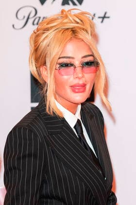 November 14, 2022, Venice, Italy: Loredana Zefi attends the 2022 MTV EMAs, Europe Music Awards, at PSD Bank Dome in Dusseldorf, Germany, on 13 November 2022. Photo: Venice Italy - ZUMAm179 20221114_zep_m179_014 Copyright: xAlecxMichaelx