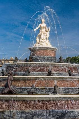 Latona Fountain in Herrenchiemsee Latona Fountain in Herrenchiemsee built on Herreninsel in Bavaria, similar to Versailles Palace Copyright: xZoonar.com fabioxlottix zoonar_17621331